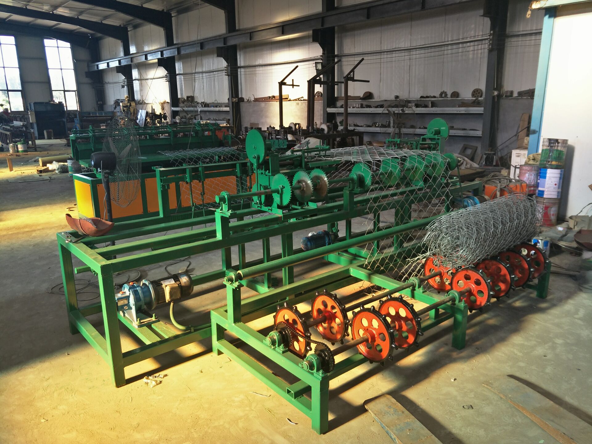Single Wire Chain Link Fence Machine ---Satisfy the Indian market
